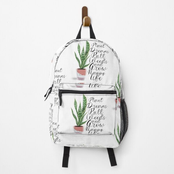 Item preview, Plant dreams pull weeds and grow happy life Sansevieria Trifasciata / Snake Plant , designed and sold by Anna-Kik.