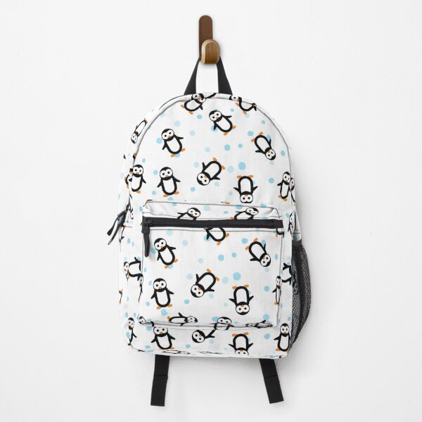 Artikelvorschau, Lustiger Pinguin-Rucksack, lustige Tasche, süßer Rucksack für die Schule entworfen und verkauft von zidfih.