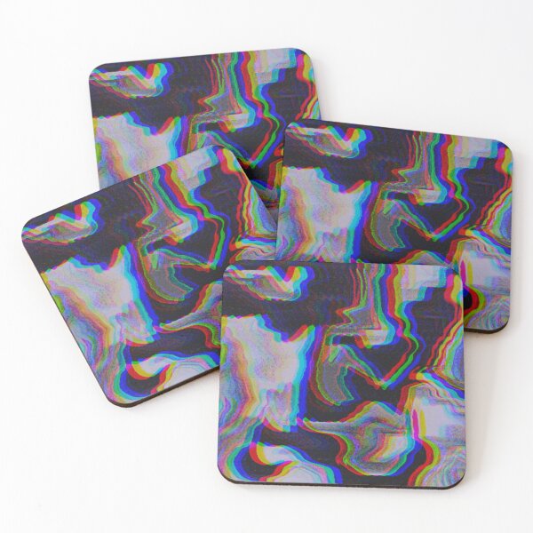 Item preview, Trippy Liquid Art Black and White Liquid Drip Glitch | StokedUpArt designed and sold by StokedUpArt.