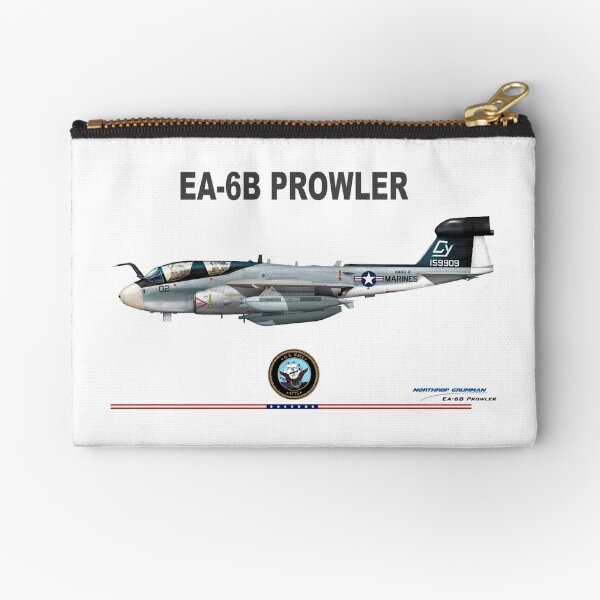 Northrop Grumman EA-6 Prowler Zipper Pouch