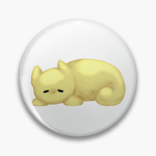 Item preview, Sleepy Slug Cat (Yellow) designed and sold by MonokromeDemon.