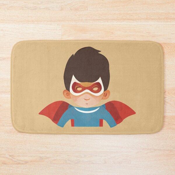 Item preview, Kid superhero with mask and cape designed and sold by MadSwellDesigns.