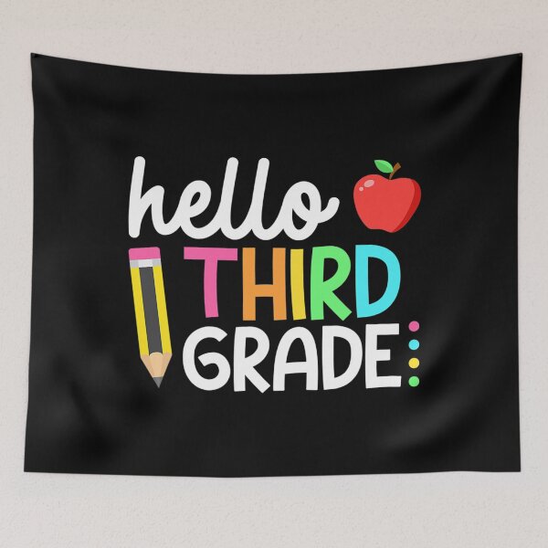 Item preview, Hello Third Grade Team 3rd Grade Back to School Teacher Kids designed and sold by juicyimplement1.