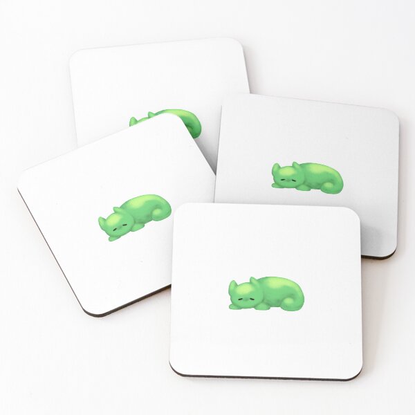 Item preview,  Sleepy Slug Cat (Green) designed and sold by MonokromeDemon.
