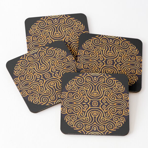 Item preview, circle of bronze spirals designed and sold by chambergambit.