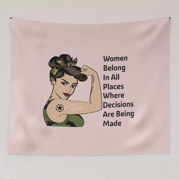 Item preview, Women Belong In All Place Where Decisions Are Being Made Fitted designed and sold by ROFIN.