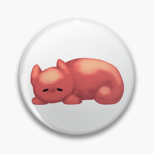 Item preview, Sleepy Slug Cat (Red) designed and sold by MonokromeDemon.