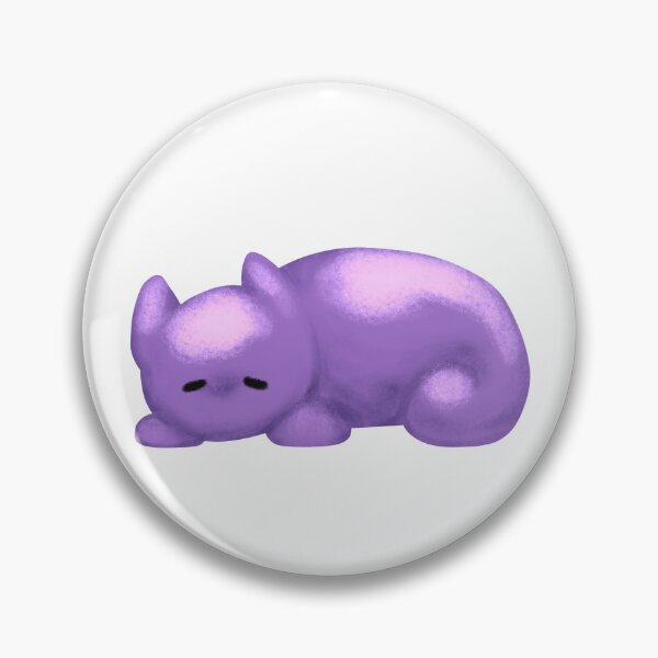 Item preview, Sleepy Slug Cat (Purple) designed and sold by MonokromeDemon.