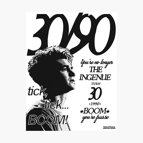 Item preview, Tick, Tick... BOOM - 30/90 designed and sold by Think In Scenes.