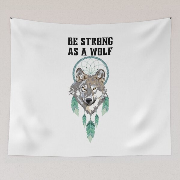 Item preview, Be strong as a wolf designed and sold by Rubi16.