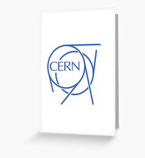 CERN - European Center for Nuclear Reseach Greeting Card