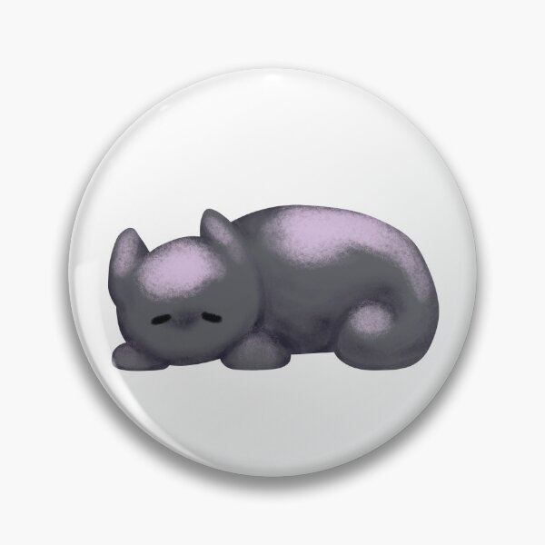 Item preview, Sleepy Slug Cat (Black) designed and sold by MonokromeDemon.