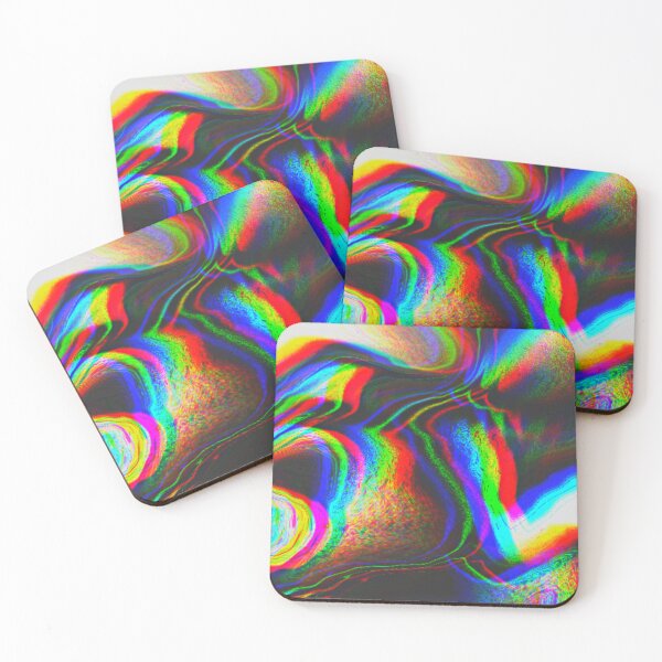 Item preview, Trippy Liquid Art Black and White Liquid Drip Glitch | StokedUpArt designed and sold by StokedUpArt.