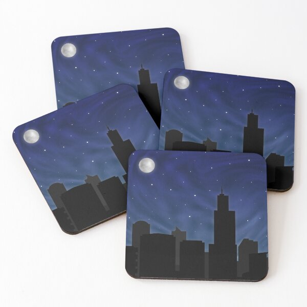 Item preview, CItyscape Nght Sky Silhouette designed and sold by Corbitron.