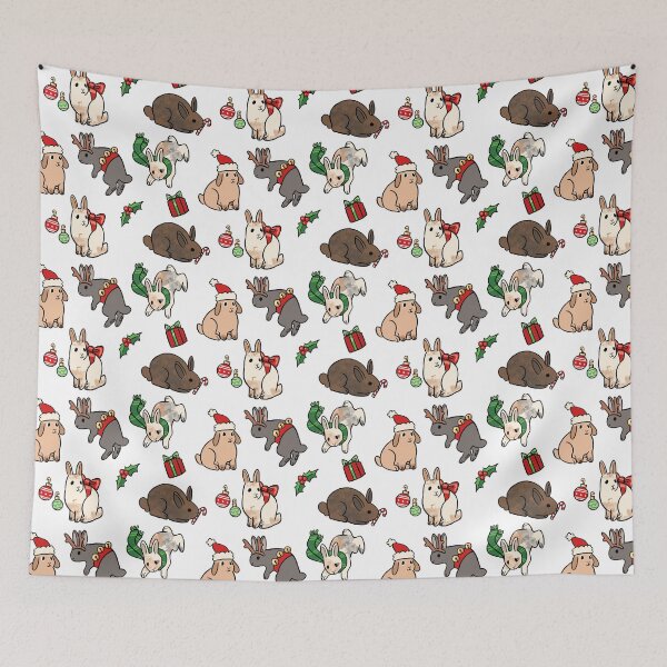 Item preview, christmas bunnies designed and sold by Nicolle  A.