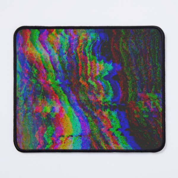 Item preview, Trippy Liquid Art Black and White Glitch RBG Art | StokedUpArt designed and sold by StokedUpArt.