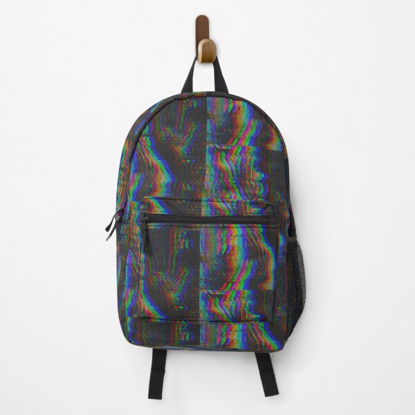 Item preview, Trippy Liquid Art Black and White Glitch RBG Art | StokedUpArt designed and sold by StokedUpArt.