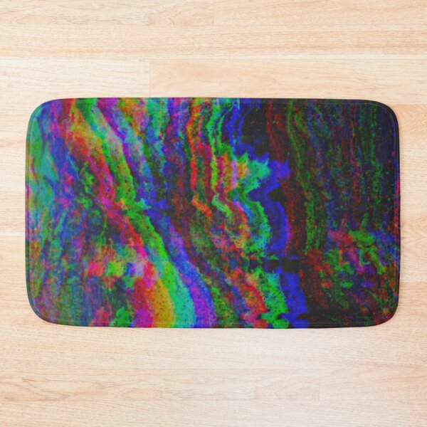 Item preview, Trippy Liquid Art Black and White Glitch RBG Art | StokedUpArt designed and sold by StokedUpArt.