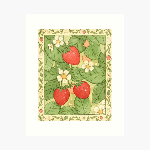 Item preview, Strawberries for Life designed and sold by hwainio.