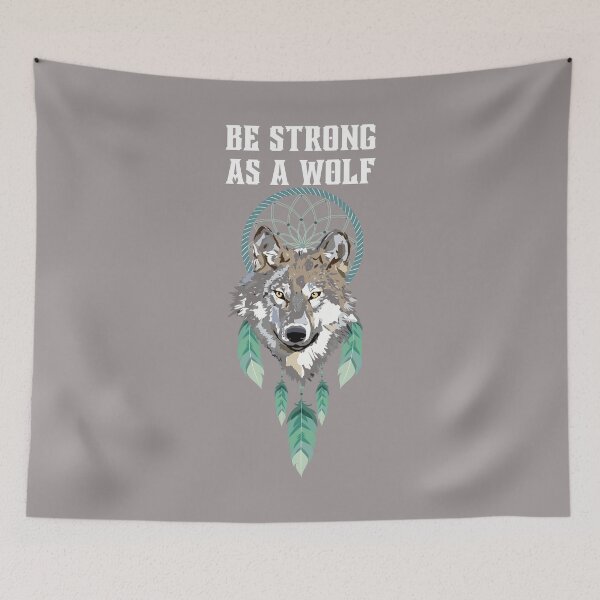 Item preview, Be strong as a wolf designed and sold by Rubi16.