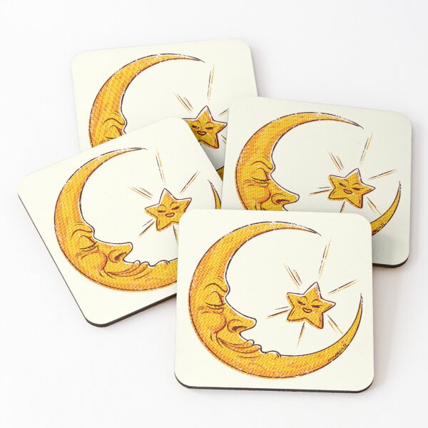 Item preview, Moon Man and Star Lady designed and sold by Marianne Martin.