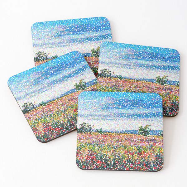 Item preview, Flowers landscape abstraction designed and sold by CarolinaBurgosA.