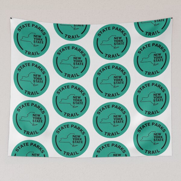 Item preview, NYS State Parks Trail Marker Green designed and sold by repyourparks.
