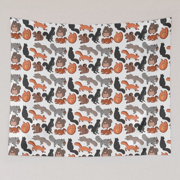 Item preview, squirrels designed and sold by Nicolle  A.