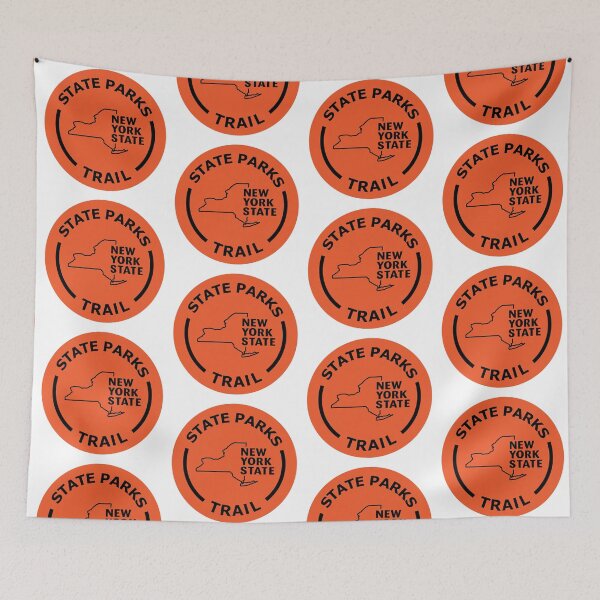Item preview, NYS State Parks Trail Marker Orange designed and sold by repyourparks.