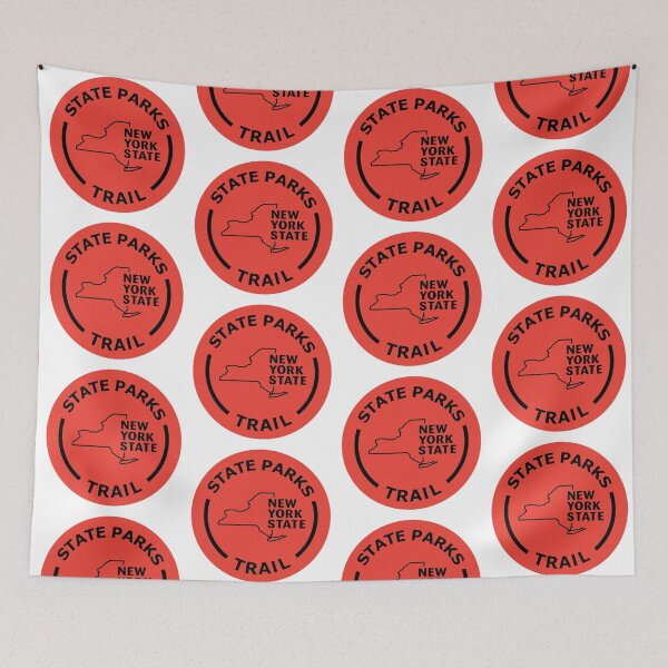 Item preview, NYS State Parks Trail Marker Red designed and sold by repyourparks.