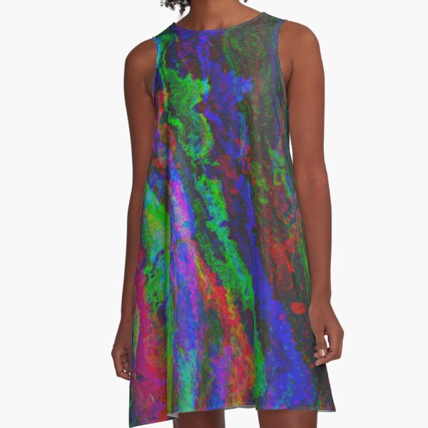 Item preview, Trippy Liquid Art Black and White Glitch RBG Art | StokedUpArt designed and sold by StokedUpArt.
