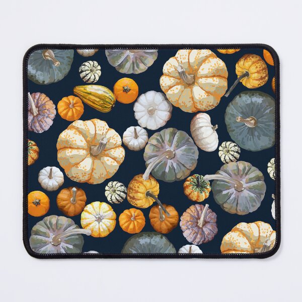 Item preview, Pumpkin Tile 2 (Dark Blue) designed and sold by Zia Frazier.