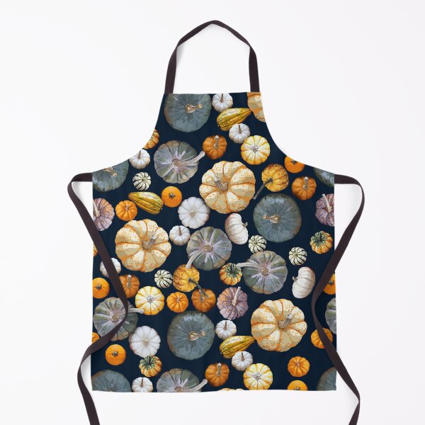Item preview, Pumpkin Tile 2 (Dark Blue) designed and sold by Zia Frazier.