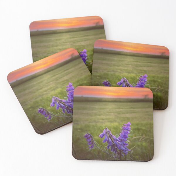 Item preview, Purple Flowers at Sunset  designed and sold by 4Goals NonProfit.