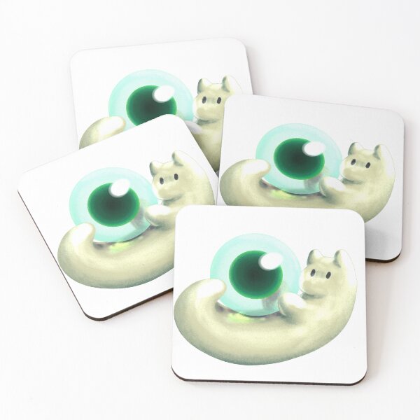 Item preview, Slug Cat Playing With an Egg (Green) designed and sold by MonokromeDemon.