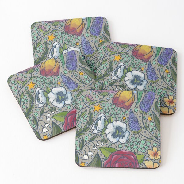 Item preview, Floral Square designed and sold by Yourashisgrass.
