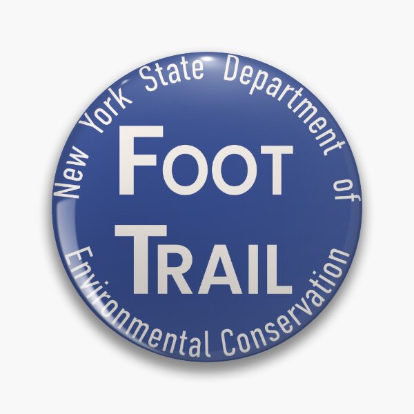 Item preview, NYSDEC Foot Trail Marker Blue designed and sold by repyourparks.