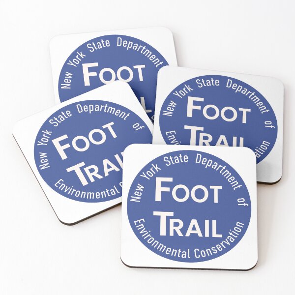 Item preview, NYSDEC Foot Trail Marker Blue designed and sold by repyourparks.