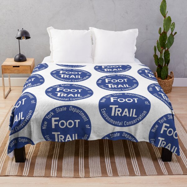 Item preview, NYSDEC Foot Trail Marker Blue designed and sold by repyourparks.