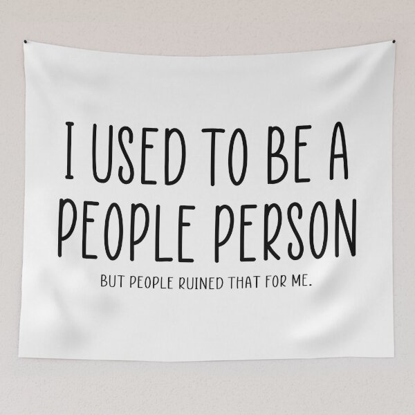 Item preview, People person funny quote designed and sold by Ashtreemeadow.