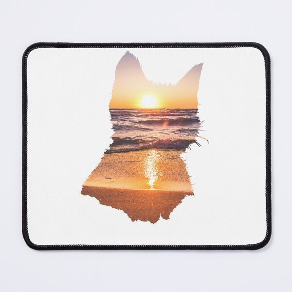 Item preview, Sunset Ocean Waves View Cat designed and sold by kryative.