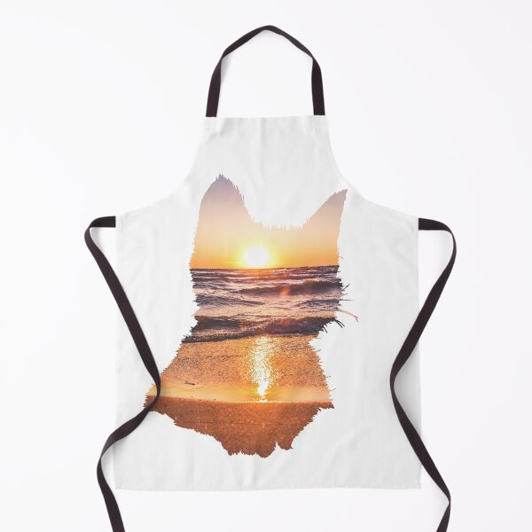 Item preview, Sunset Ocean Waves View Cat designed and sold by kryative.
