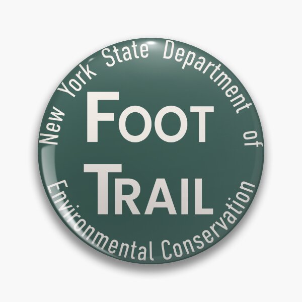 Item preview, NYSDEC Foot Trail Marker Green designed and sold by repyourparks.