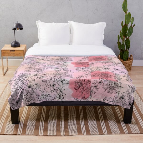 Aperçu de l'œuvre Motif floral rose créée et vendue par Jackie's Design Store.