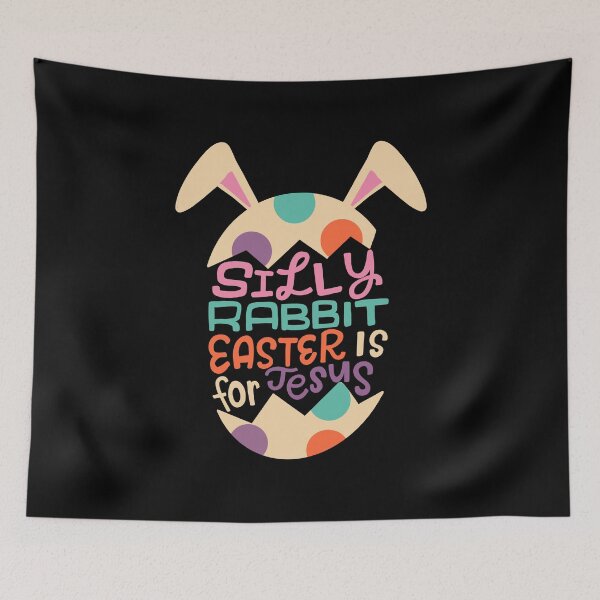 Item preview, Silly Rabbit Easter Is For Jesus Kids Boys Girls Funny designed and sold by haselshirt.
