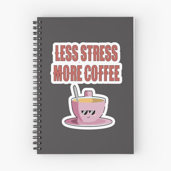 Item preview, Less Stress More Coffee designed and sold by JLCableStudio.