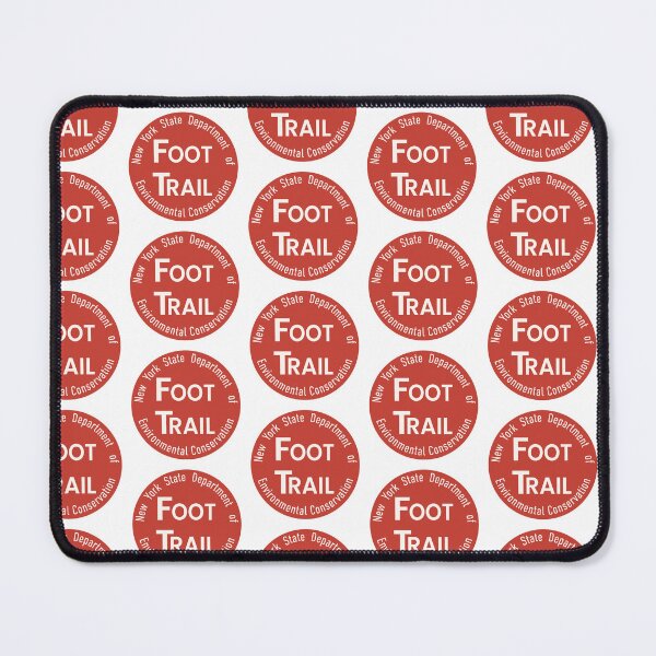 Item preview, NYSDEC Foot Trail Marker Red designed and sold by repyourparks.