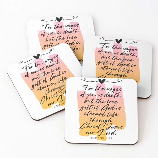 Item preview, Romans 6:23 | Bible Verse | Christian Faith designed and sold by NobleForte.