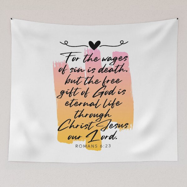 Item preview, Romans 6:23 | Bible Verse | Christian Faith designed and sold by NobleForte.