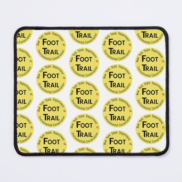 Item preview, NYSDEC Foot Trail Marker Yellow designed and sold by repyourparks.